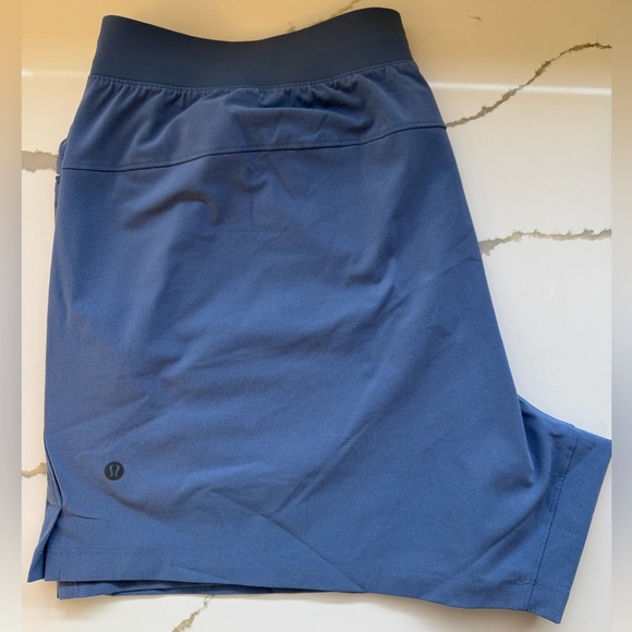 Lululemon Blue Pace Breaker Linerless Short 7" - Picture 4 of 9
